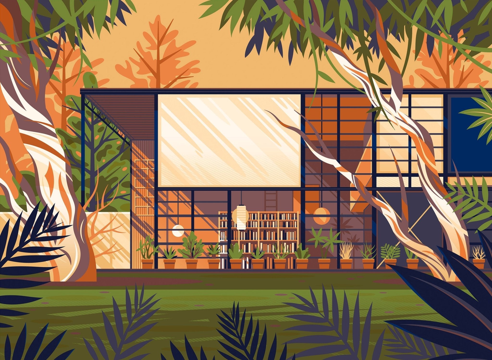 Residences Collection, Los Angeles Art Prints by George Townley