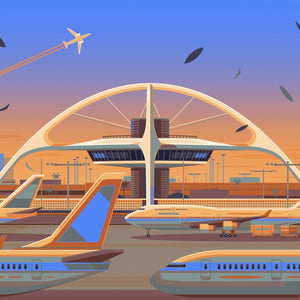 Day Collection, Los Angeles Art Prints by George Townley