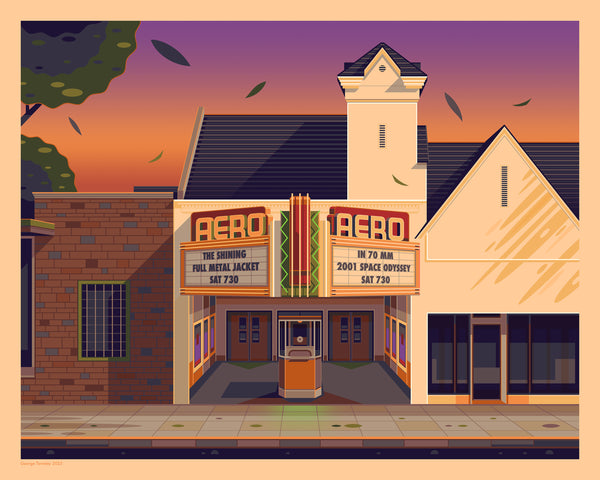 Aero Theatre Santa Monica Los Angeles George Townley