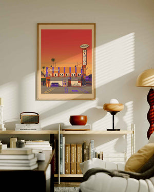 Catalina Liquor Illustration, Los Angeles Art Print by George Townley