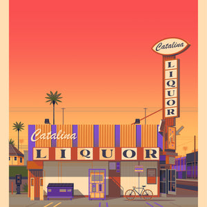 Catalina Liquor Illustration, Los Angeles Art Print by George Townley