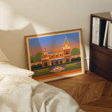 Disneyland Entrance Illustration, Los Angeles Art Print by George Townley