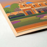 Disneyland Entrance Illustration, Los Angeles Art Print by George Townley