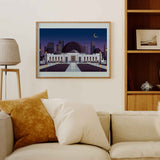 Griffith Observatory Illustration, Los Angeles Art Print by George Townley