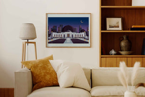 Griffith Observatory Illustration, Los Angeles Art Print by George Townley