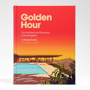 Golden Hour Coffee Table Book, Los Angeles Architecture Illustrations by George Townley