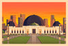 Griffith Observatory Print by George Townley