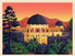 Griffith Observatory - Rear View Illustration, Los Angeles Art Print by George Townley