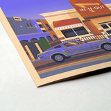 In-N-Out LAX Illustration, Los Angeles Art Print by George Townley