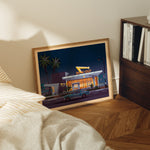 In-N-Out Westwood Illustration, Los Angeles Art Print by George Townley