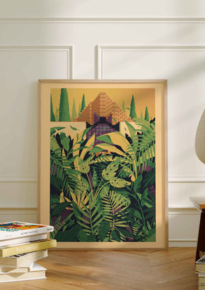 John Sowden House Illustration, Los Angeles Art Print by George Townley