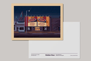 Los Angeles Postcard Set, Los Angeles Art Print by George Townley