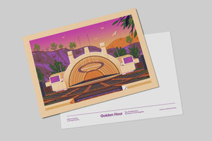 Los Angeles Postcard Set, Los Angeles Art Print by George Townley