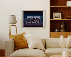 Troubadour Illustration, Los Angeles Art Print by George Townley