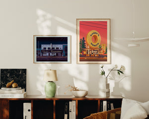 Troubadour Illustration, Los Angeles Art Print by George Townley