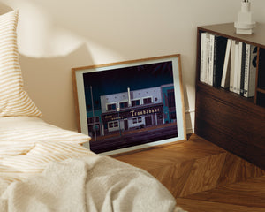 Troubadour Illustration, Los Angeles Art Print by George Townley