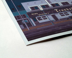 Troubadour Illustration, Los Angeles Art Print by George Townley