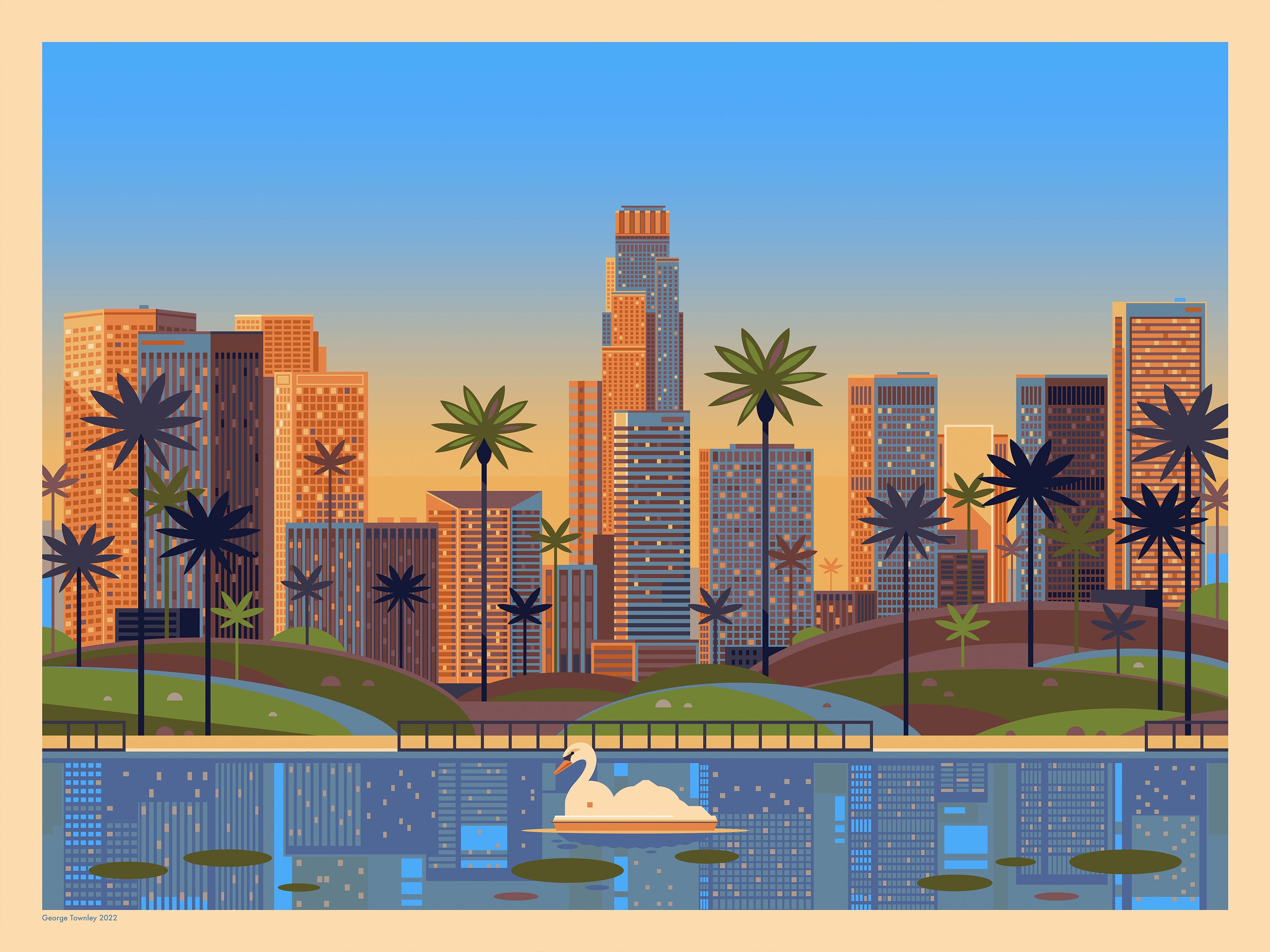 George Townley Echo Park Lake