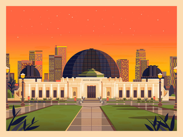 George Townley Griffith Observatory Sunset