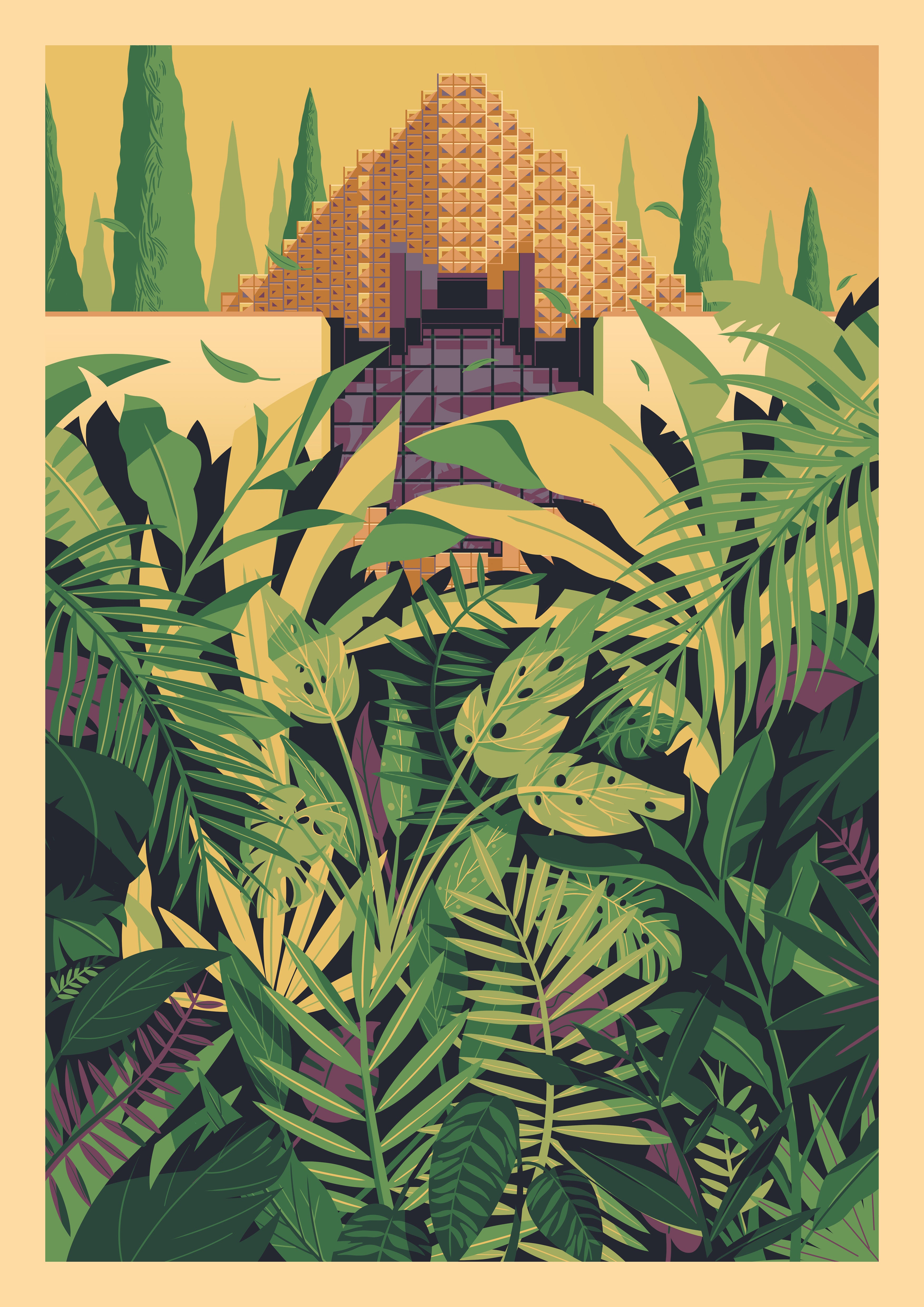 Jon Sowden House Los Angeles Art Print by George Townley