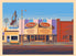 New Beverly Cinema Illustration, Los Angeles Art Print by George Townley